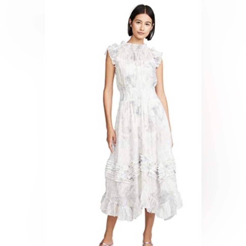 ISO (in search of) Rebecca Taylor Lily Smocked Midi Dress size large or XL